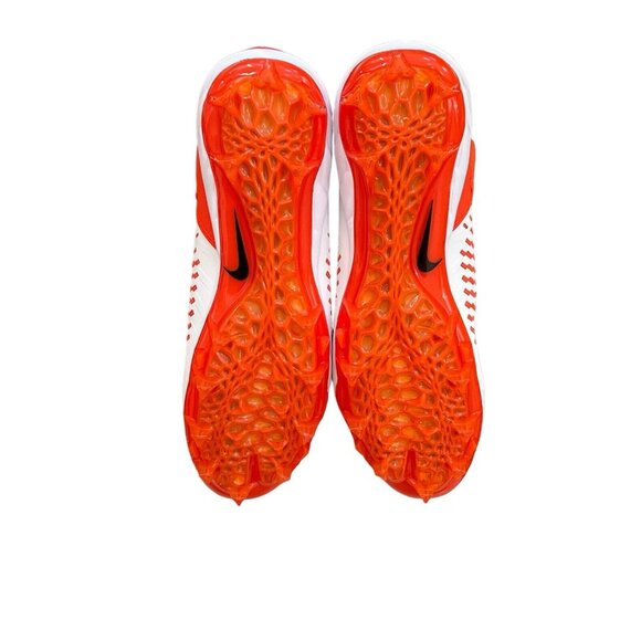 Nike Alpha Menace Pro 2 MID Football Cleat Team Orange/White Men 12.5 BV3945-103 - Picture 9 of 10